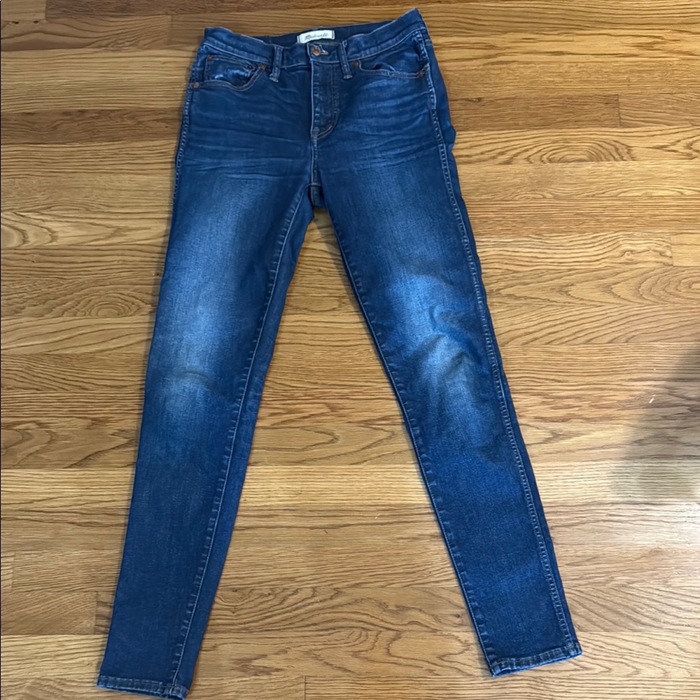 Madewell Blue Skinny Jeans Classic Fit size 28 EUC